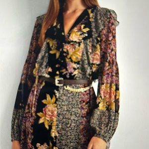 Lauren Ralph Lauren Floral Georgette Blouse Size M